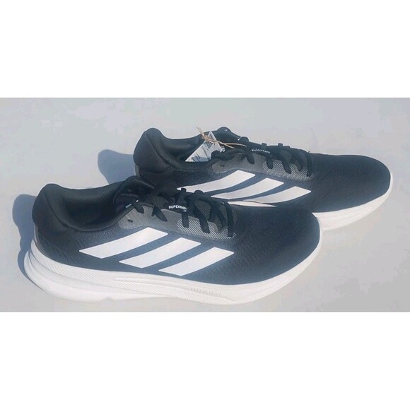 Adidas Men Supernova Ease Shoes Black/Cloud White/Charcoal JI1426 Sz 13 1/2 NIB